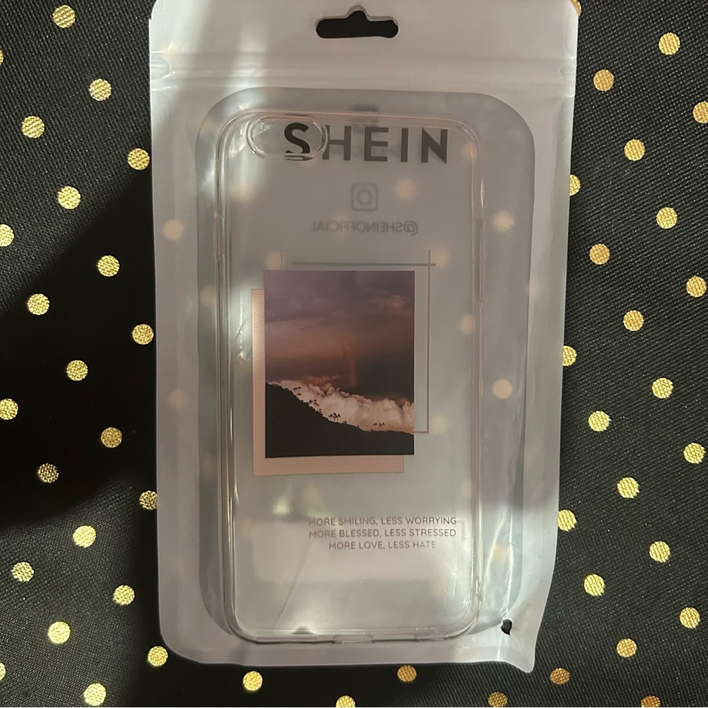 NWT IPHONE 6 CLEAR PHONE CASE FROM SHEIN